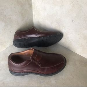 L.L.Bean men's brown comfort leather mocs